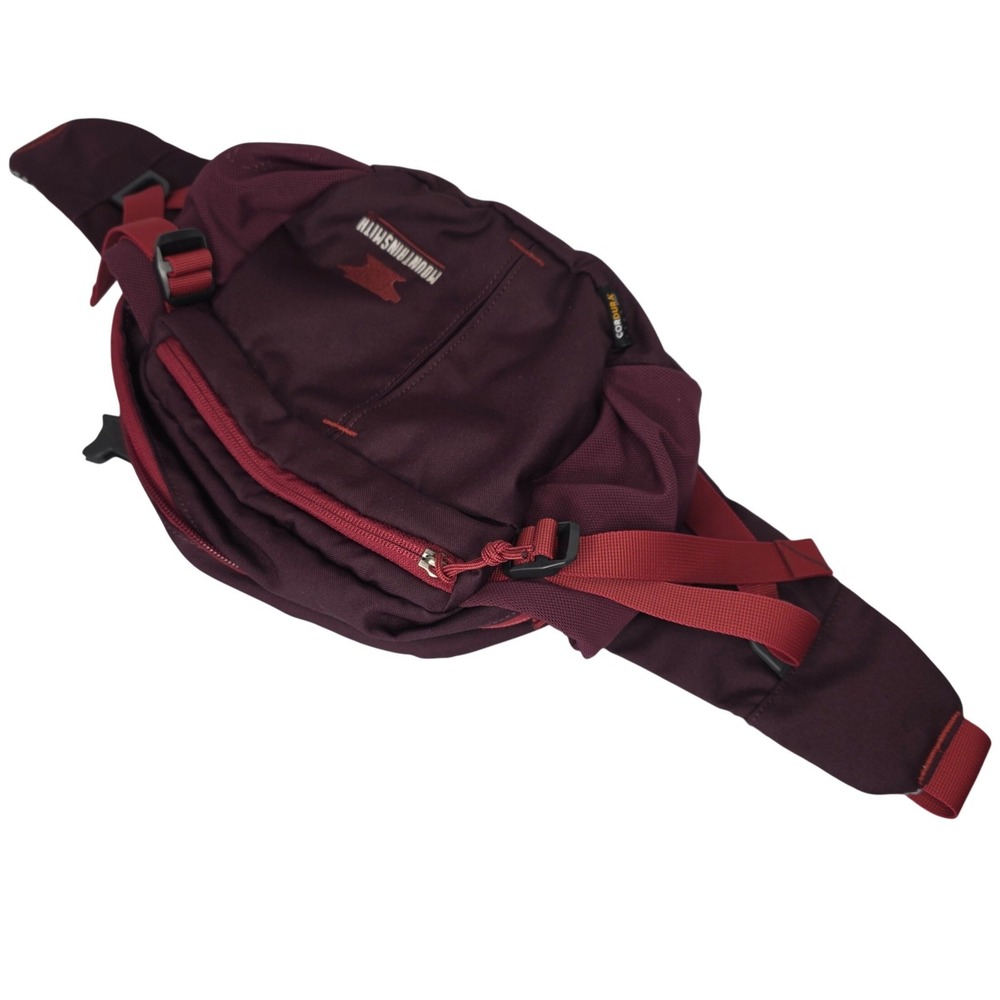 Mountainsmith Drift Lumbar Pack Maroon Cordura Hiking Waist Bag